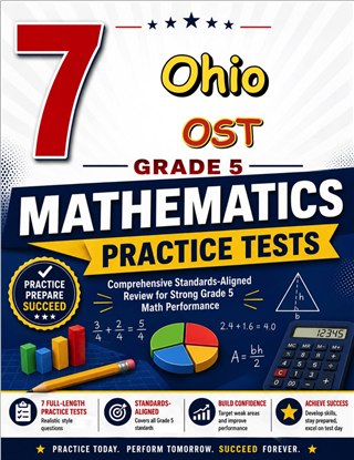 7 Ohio OST Grade 5 Math Practice Tests