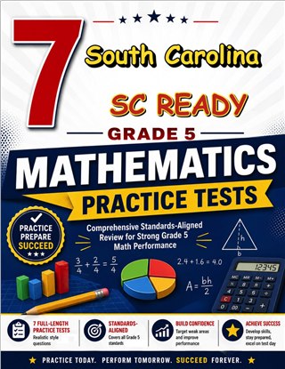 7 South Carolina SC READY Grade 5 Math Practice Tests