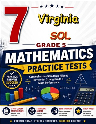 7 Virginia SOL Grade 5 Math Practice Tests