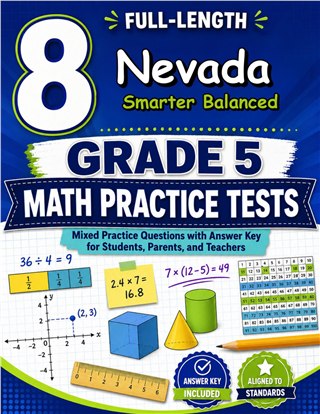 8 Nevada Smarter Balanced Grade 5 Math Practice Tests