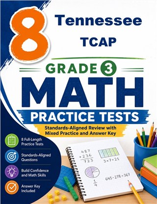 8 Tennessee TCAP Grade 3 Math Practice Tests