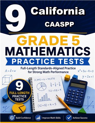 9 California CAASPP Grade 5 Math Practice Tests