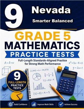 9 Nevada Smarter Balanced Grade 5 Math Practice Tests