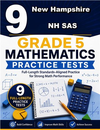 9 New Hampshire NH SAS Grade 5 Math Practice Tests