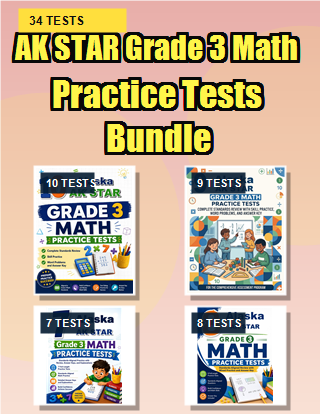 The Alaska AK STAR Grade 3 Math Practice Tests Bundle