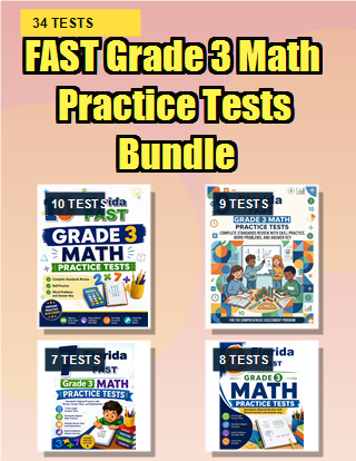 The Florida FAST Grade 3 Math Practice Tests Bundle