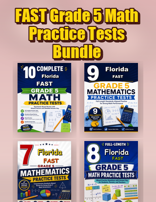 The Florida FAST Grade 5 Math Practice Tests Bundle