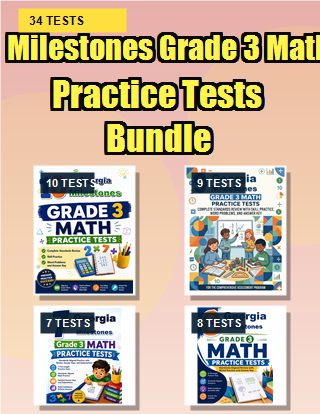 The Georgia Milestones Grade 3 Math Practice Tests Bundle