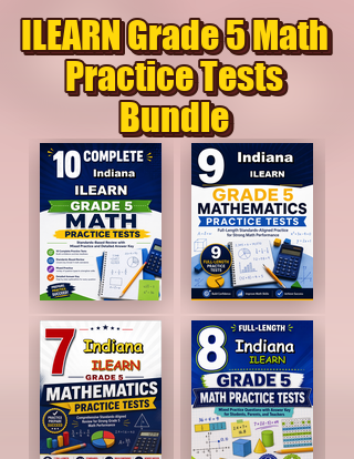The Indiana ILEARN Grade 5 Math Practice Tests Bundle
