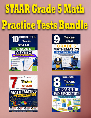 The Texas STAAR Grade 5 Math Practice Tests Bundle