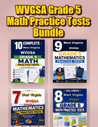 The West Virginia WVGSA Grade 5 Math Practice Tests Bundle