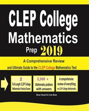 CLEP College Mathematics Prep 2019