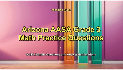 Arizona AASA Grade 3 Math Practice Questions