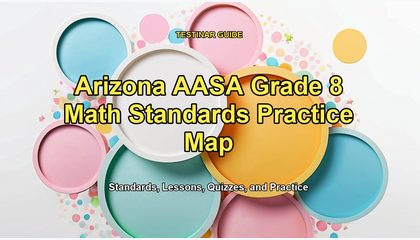 Arizona AASA Grade 8 Math Standards Practice Map