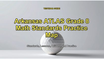 Arkansas ATLAS Grade 8 Math Standards Practice Map