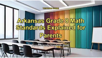 Arkansas Grade 8 Math Standards Explained for Parents