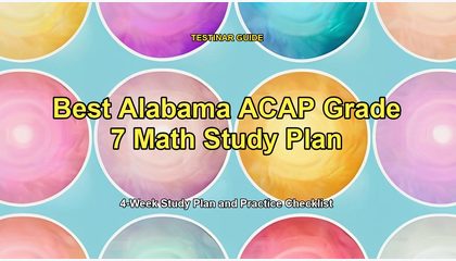 Best Alabama ACAP Grade 7 Math Study Plan