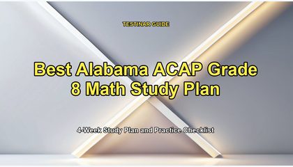 Best Alabama ACAP Grade 8 Math Study Plan