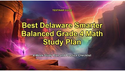Best Delaware Smarter Balanced Grade 4 Math Study Plan