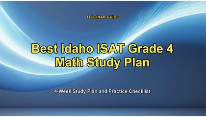 Best Idaho ISAT Grade 4 Math Study Plan