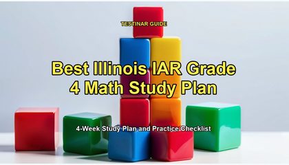 Best Illinois IAR Grade 4 Math Study Plan