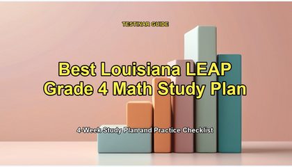 Best Louisiana LEAP Grade 4 Math Study Plan