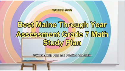 Best Maine Through Year Assessment Grade 7 Math Study Plan