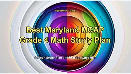 Best Maryland MCAP Grade 4 Math Study Plan