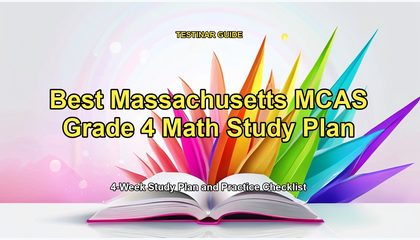 Best Massachusetts MCAS Grade 4 Math Study Plan