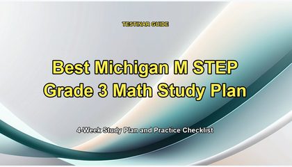 Best Michigan M STEP Grade 3 Math Study Plan