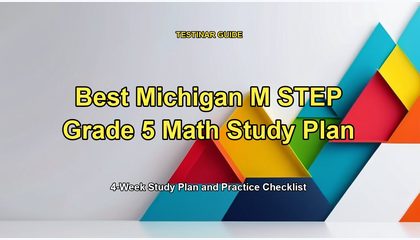 Best Michigan M STEP Grade 5 Math Study Plan