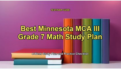 Best Minnesota MCA III Grade 7 Math Study Plan