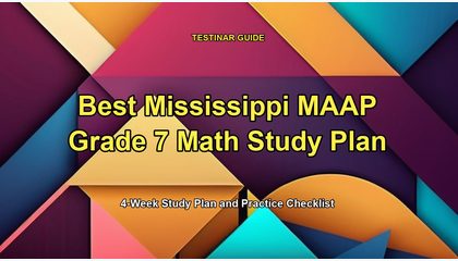 Best Mississippi MAAP Grade 7 Math Study Plan