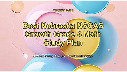 Best Nebraska NSCAS Growth Grade 4 Math Study Plan