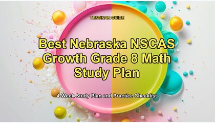 Best Nebraska NSCAS Growth Grade 8 Math Study Plan