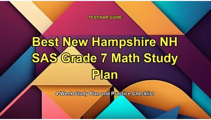 Best New Hampshire NH SAS Grade 7 Math Study Plan