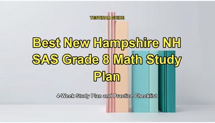 Best New Hampshire NH SAS Grade 8 Math Study Plan