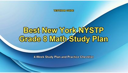 Best New York NYSTP Grade 8 Math Study Plan
