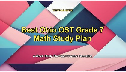 Best Ohio OST Grade 7 Math Study Plan