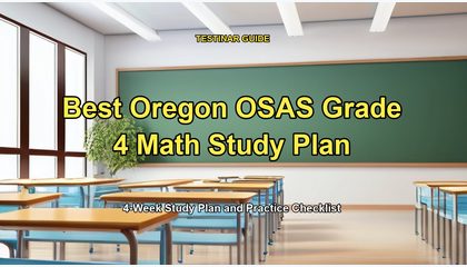 Best Oregon OSAS Grade 4 Math Study Plan