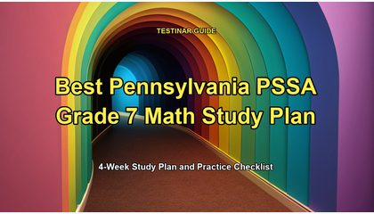 Best Pennsylvania PSSA Grade 7 Math Study Plan