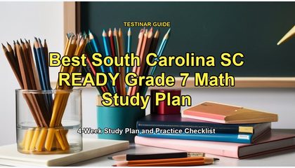 Best South Carolina SC READY Grade 7 Math Study Plan