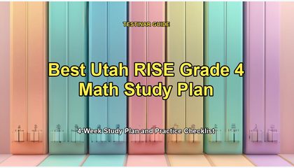 Best Utah RISE Grade 4 Math Study Plan