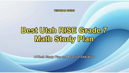 Best Utah RISE Grade 7 Math Study Plan