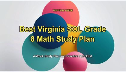 Best Virginia SOL Grade 8 Math Study Plan