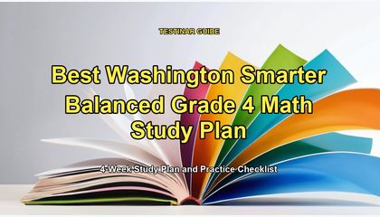 Best Washington Smarter Balanced Grade 4 Math Study Plan