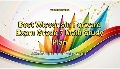 Best Wisconsin Forward Exam Grade 7 Math Study Plan