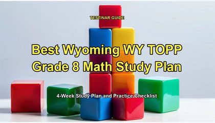 Best Wyoming WY TOPP Grade 8 Math Study Plan