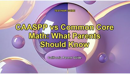 CAASPP vs Common Core Math: What Parents Should Know