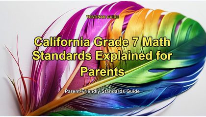 California Grade 7 Math Standards Explained for Parents